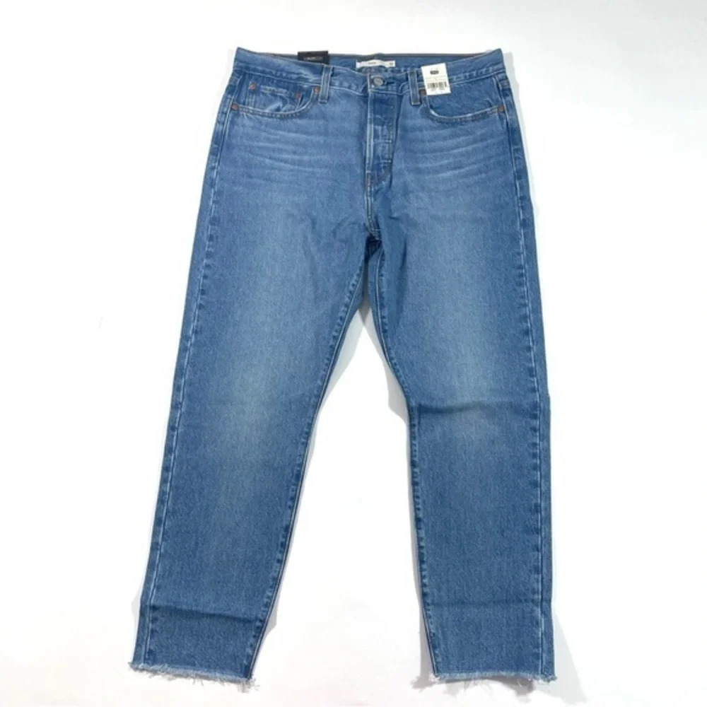New Levi’s Wedgie Fit Jeans High Rise Button Fly Tapered